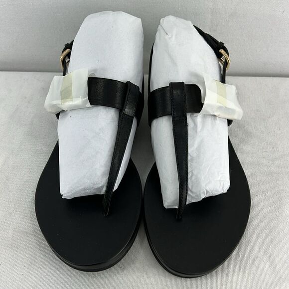 Cole Haan Francine Demi Sandals- Black Leagther- Size 5.5 B- NIB - Picture 2 of 6